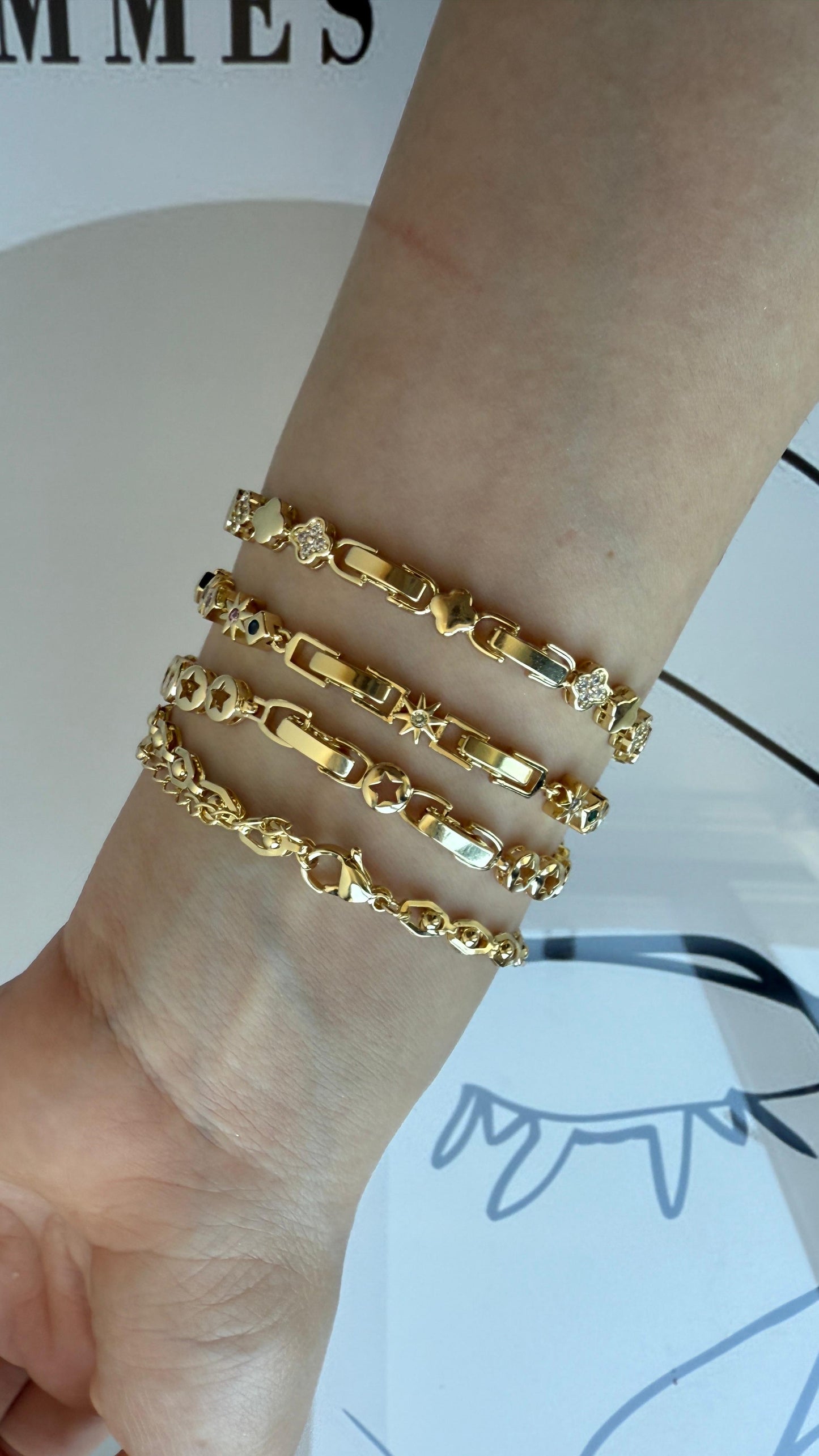 Hexa Gold Bileklik