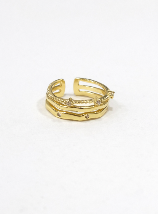 Işıltı Katman Ayarlanabilir Yüzük