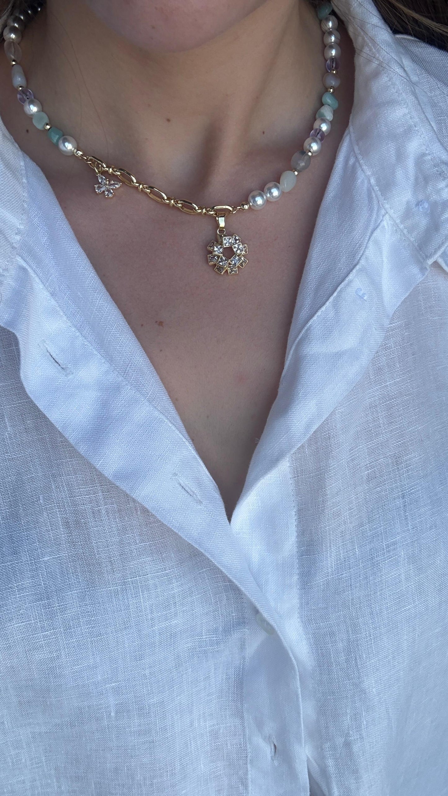 Crystal Bloom Kolye