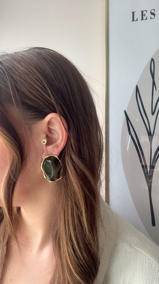 Zümrüt Aura Marka Model Küpe