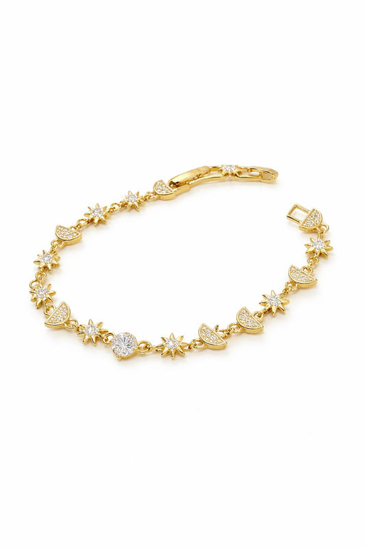 Yıldız Zirkon Taşlı Bileklik