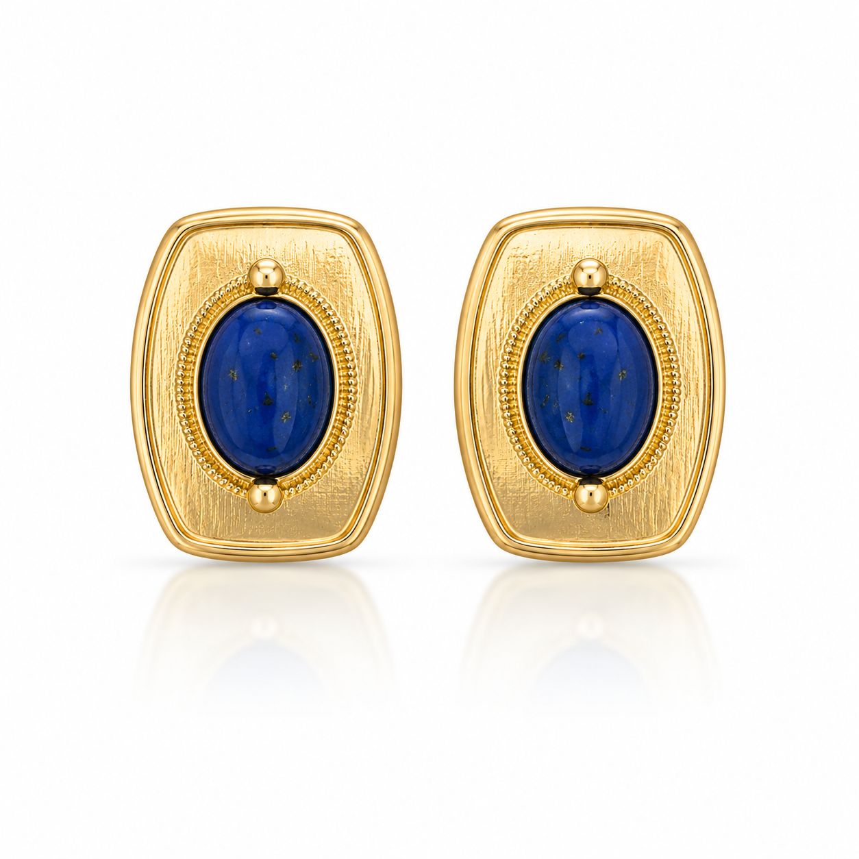 Safir Işıltı Küpe