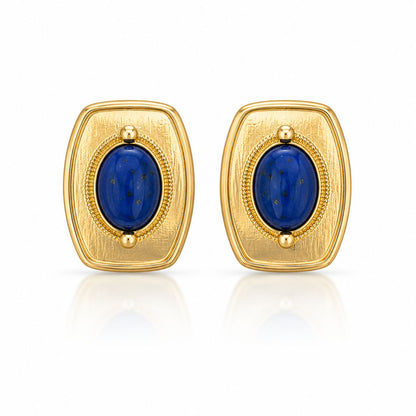 Safir Işıltı Küpe