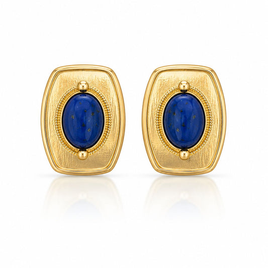 Safir Işıltı Küpe