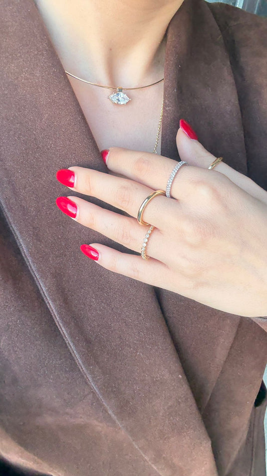 Aura Taş Choker Kolye