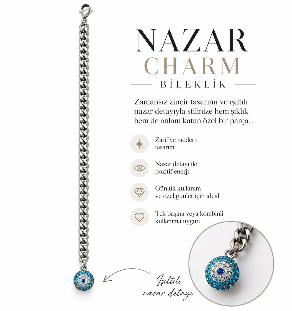 NAZAR CHARM BİLEKLİK