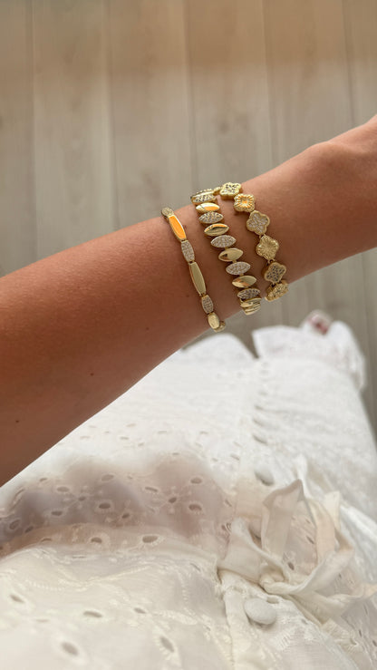 Baget Işıltı Gold Bileklik