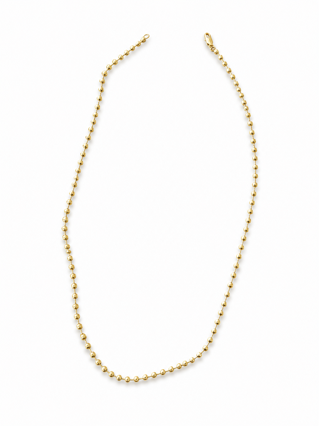 Top Zincir Gold Kolye