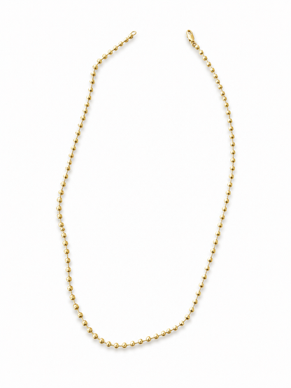 Top Zincir Gold Kolye