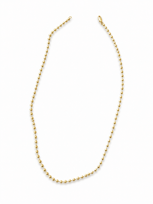 Top Zincir Gold Kolye