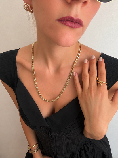 Gold Gurmet Zincir Kolye