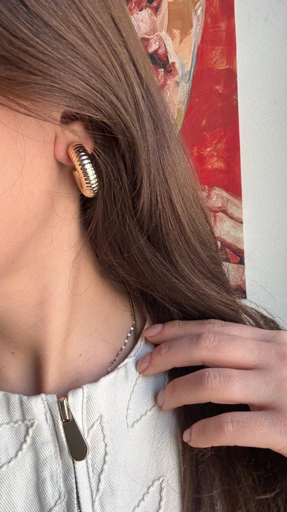 Kalın Boru Halka Küpe