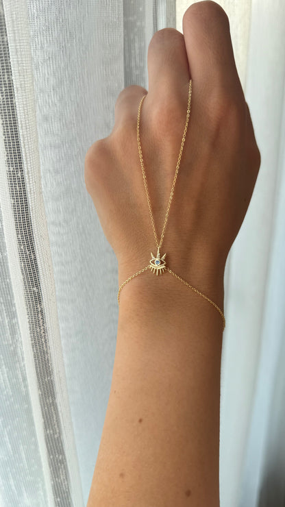 Göz Mavi Taş Detay - Şahmaran