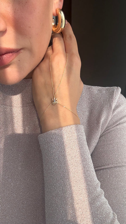 Göz Mavi Taş Detay - Şahmaran