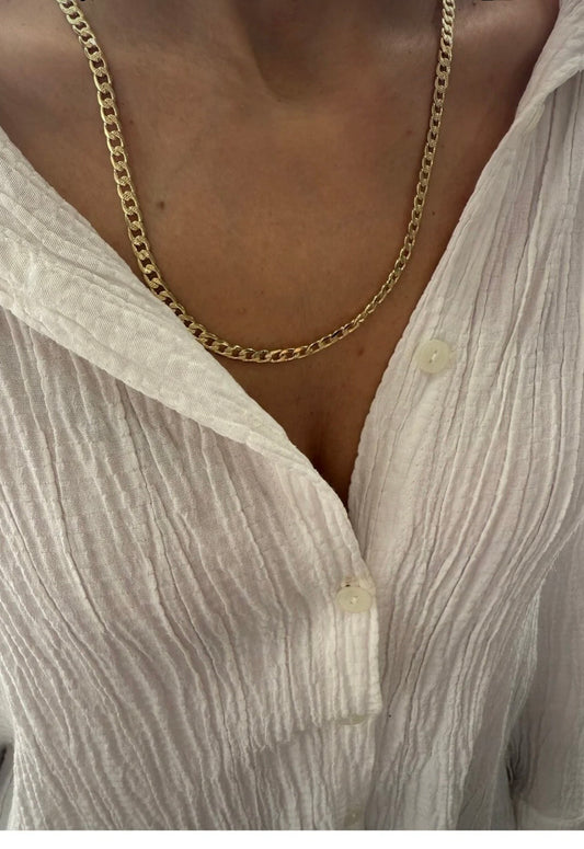 Gold Gurmet Zincir Kolye