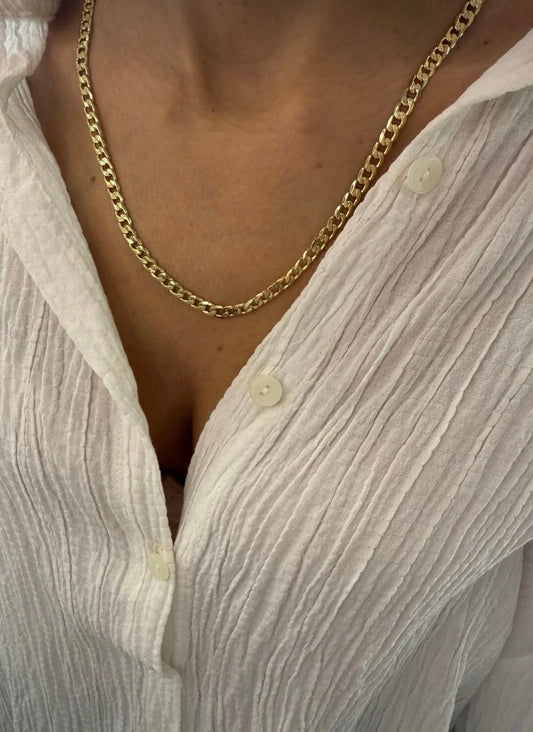 Gold Gurmet Zincir Kolye