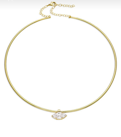 Aura Taş Choker Kolye