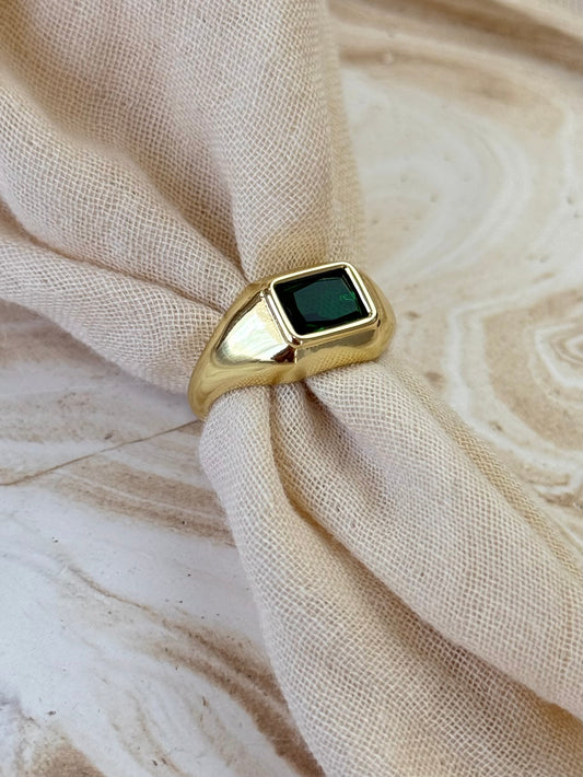 Şovalye Yeşil Taş-Yüzük