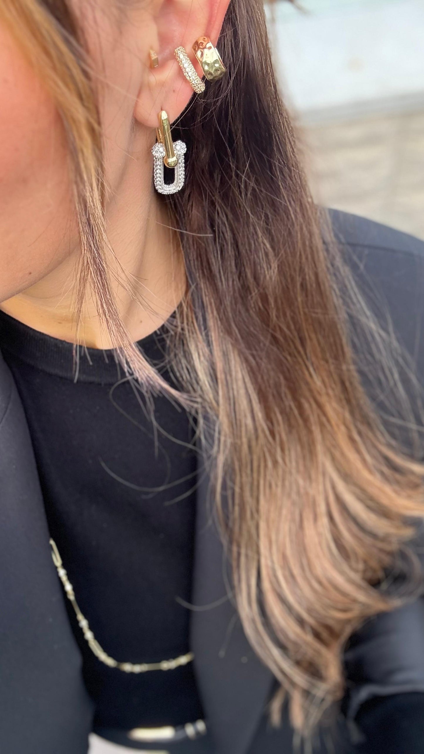 Zirkon Taşlı- Küpe