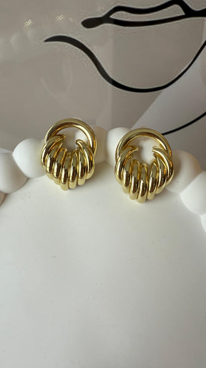 Spiral Gold Küpe