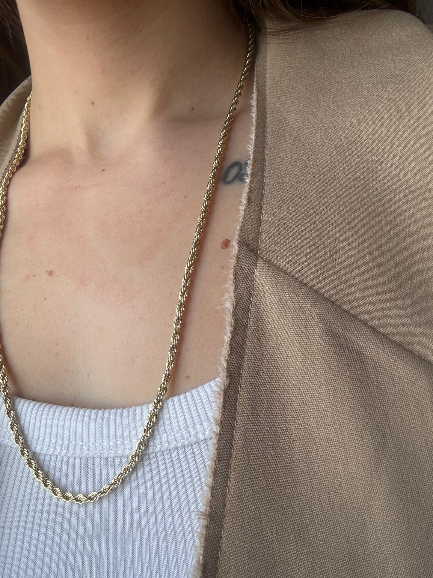 Rope Gold Kolye