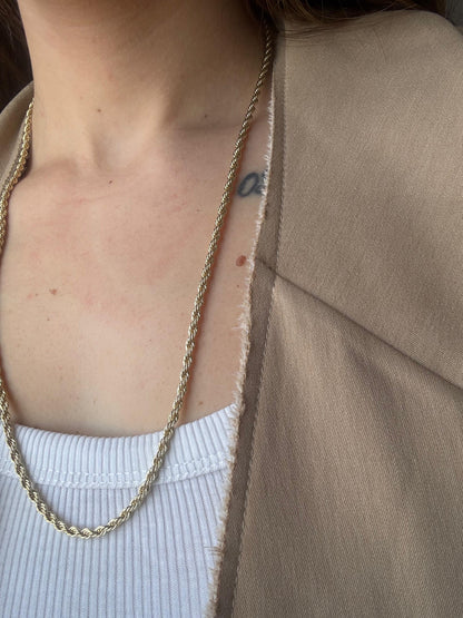 Rope Gold Kolye