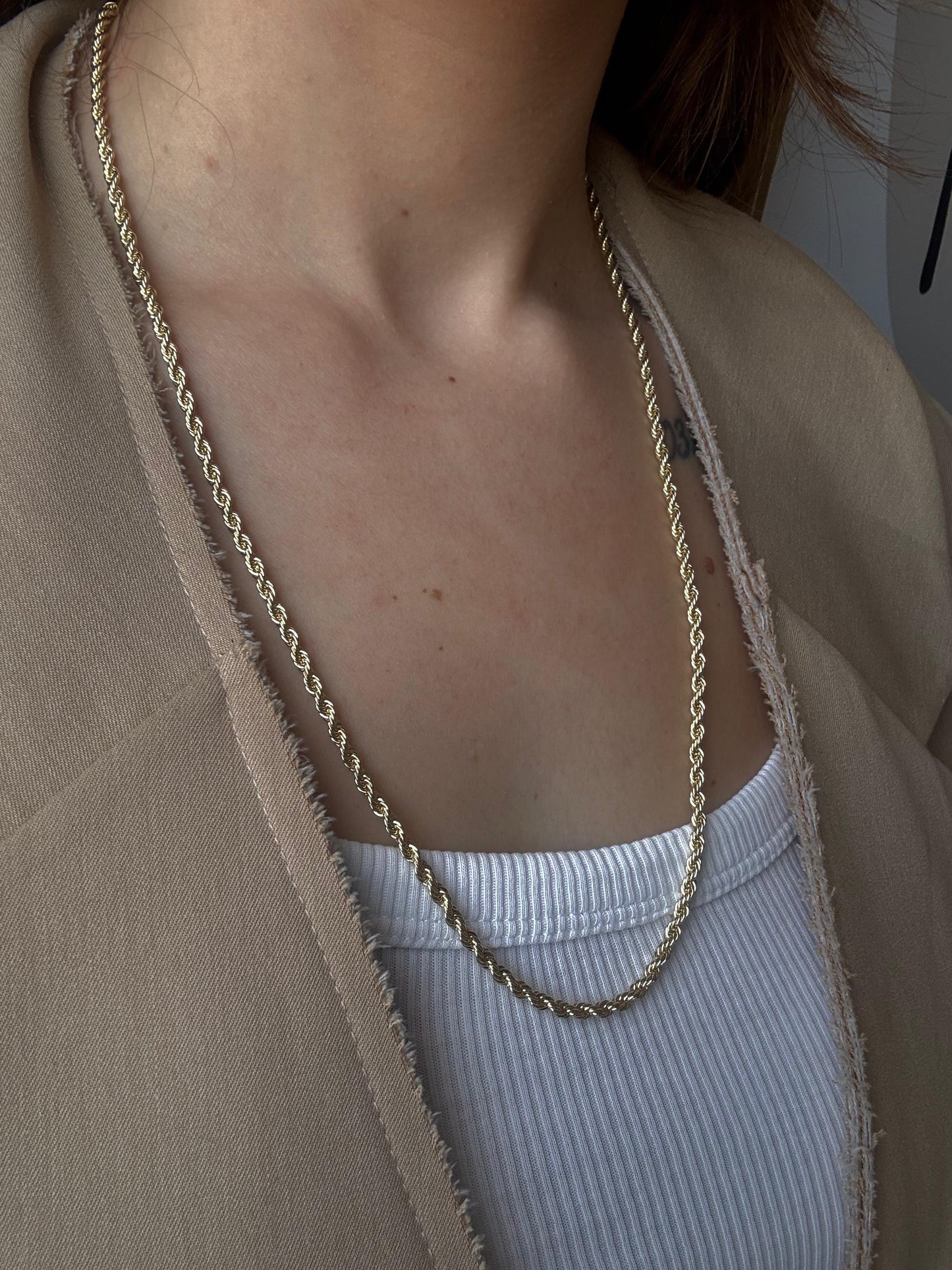Rope Gold Kolye