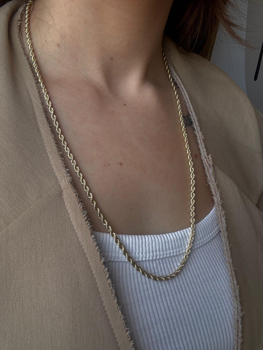 Rope Gold Kolye