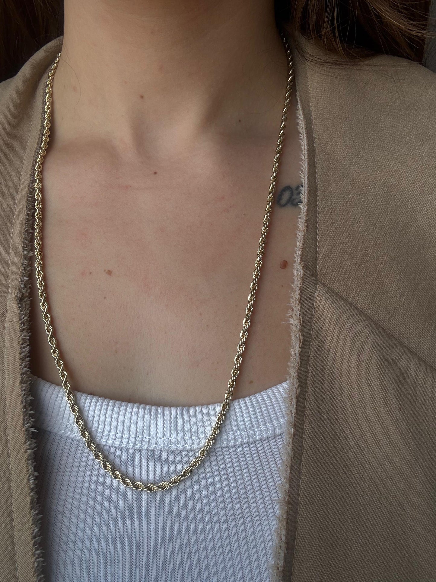 Rope Gold Kolye