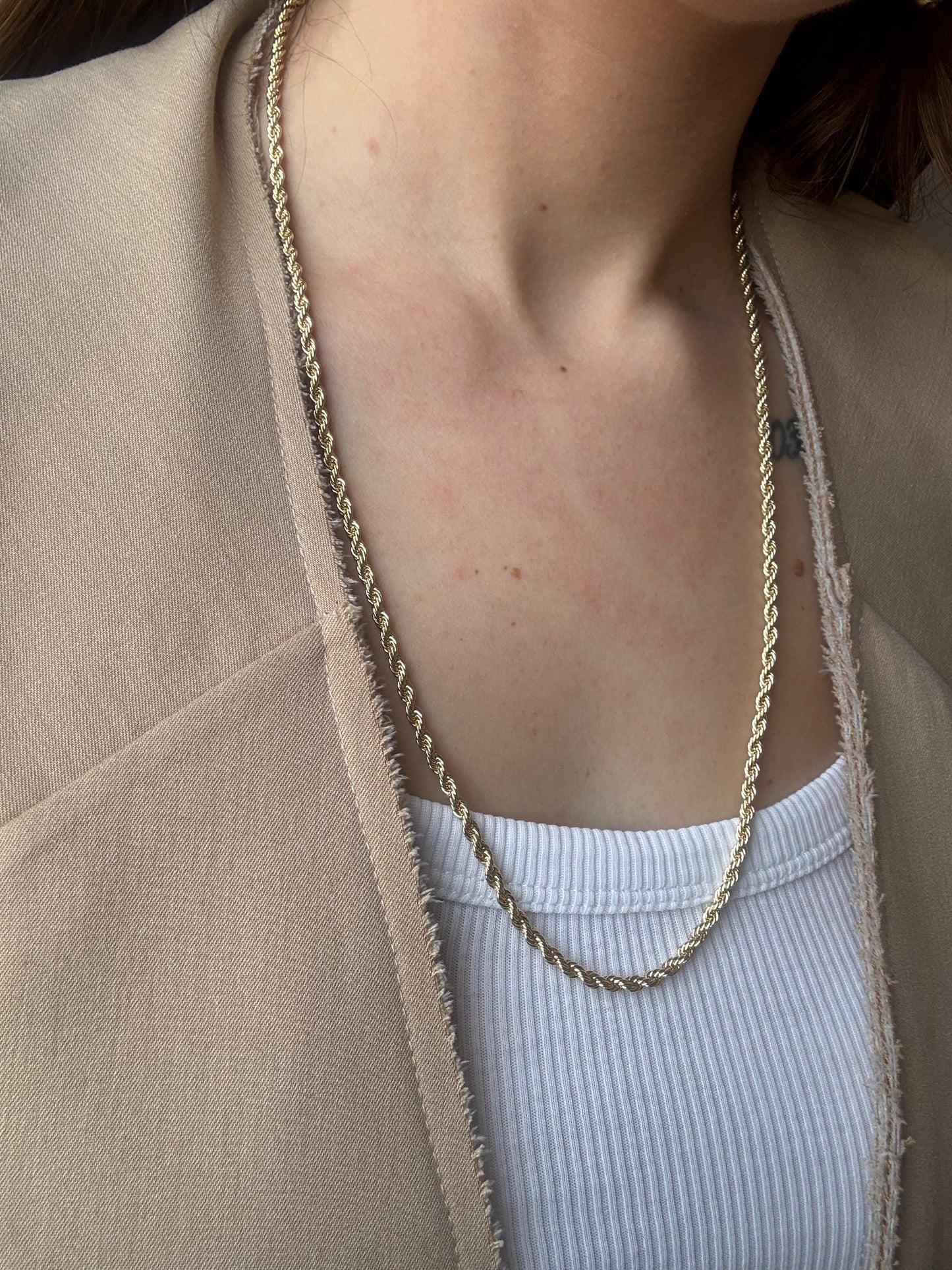 Rope Gold Kolye