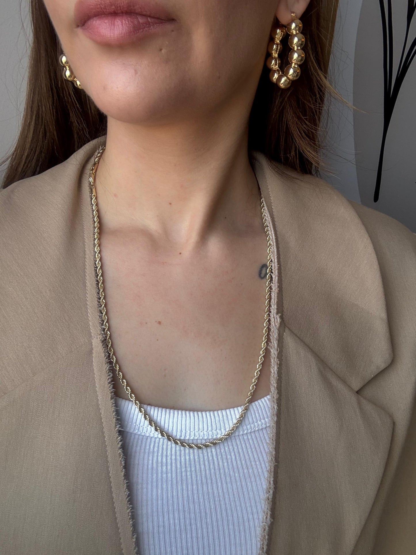 Rope Gold Kolye