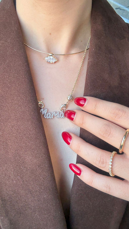 Aura Taş Choker Kolye