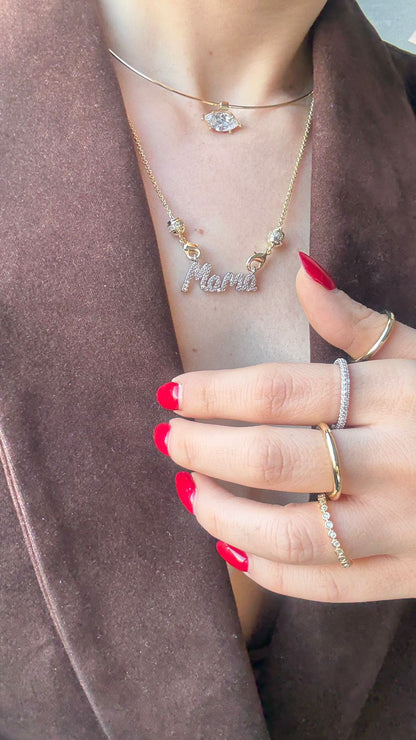 Aura Taş Choker Kolye