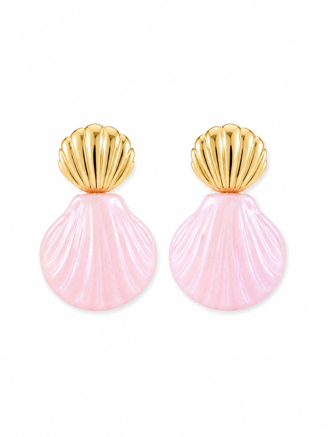 Pink Shell Küpe